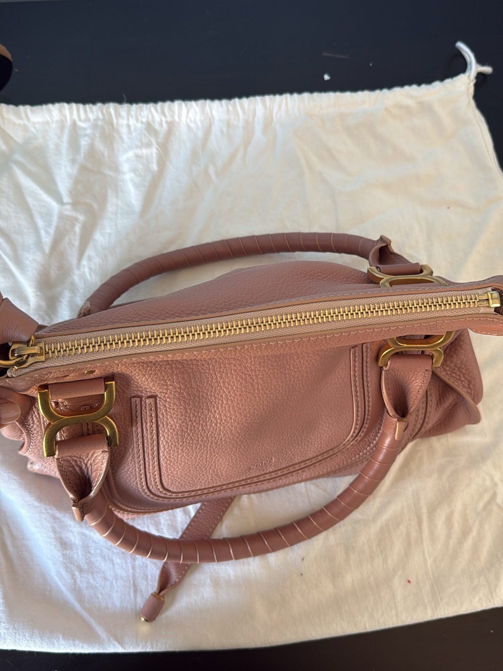 Chloe Marcie Medium Satchel - Picture 8 of 11